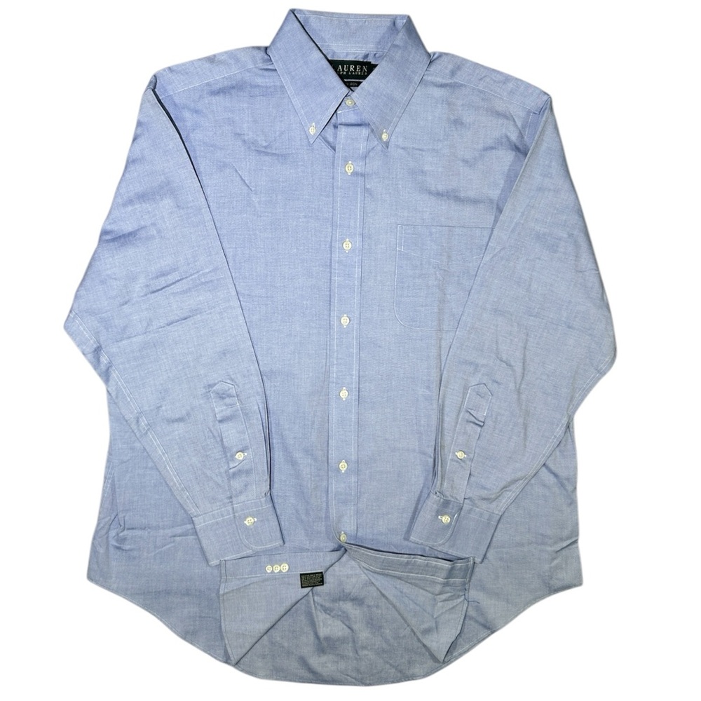 Ralph Lauren Cotton Oxford Button Down Casual Dress Shirt